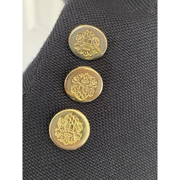 Oleg Cassini Black Blazer Men's Single Breasted 2 Button Vintage USA Union Made - Picture 5 of 11